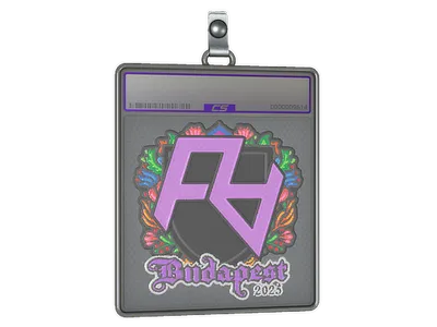 Sticker Slab | Rare Atom (Embroidered) | Budapest 2025