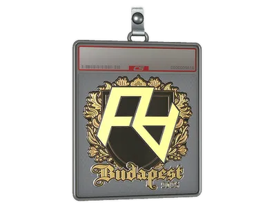 Sticker Slab | Rare Atom (Gold) | Budapest 2025