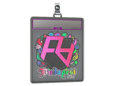 Sticker Slab | Rare Atom (Holo) | Budapest 2025