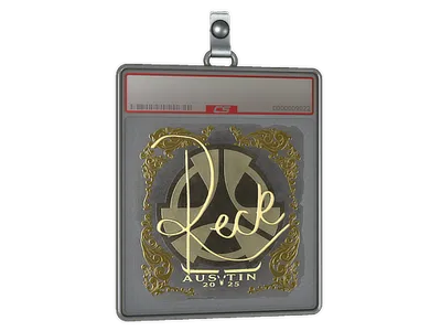 Sticker Slab | reck (Gold) | Austin 2025