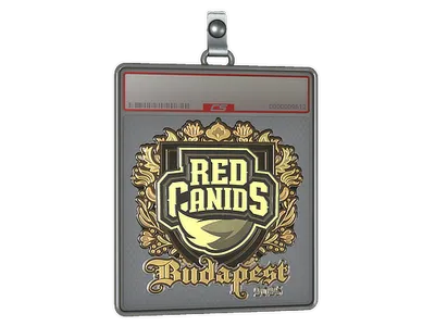 Sticker Slab | RED Canids (Gold) | Budapest 2025