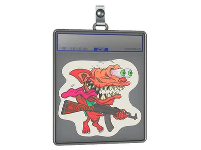 Sticker Slab | Red Shark Shooter