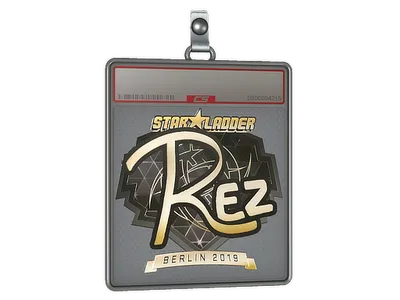 Sticker Slab | REZ (Gold) | Berlin 2019