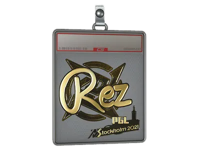 Sticker Slab | REZ (Gold) | Stockholm 2021