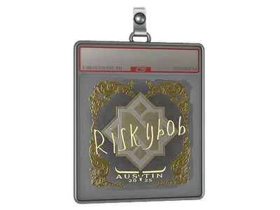 Sticker Slab | riskyb0b (Gold) | Austin 2025