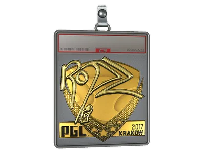 Sticker Slab | ropz (Gold) | Krakow 2017