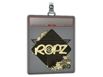 Sticker Slab | ropz (Gold) | Rio 2022