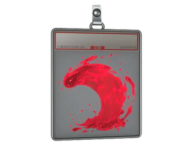 Sticker Slab | Ruby Wave (Lenticular)