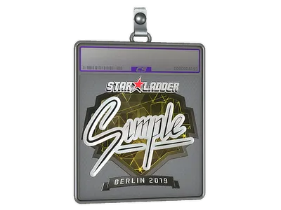 Sticker Slab | s1mple (Foil) | Berlin 2019