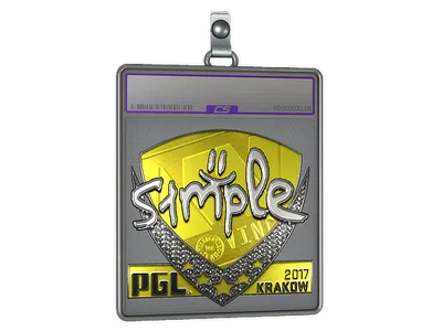 Sticker Slab | s1mple (Foil) | Krakow 2017