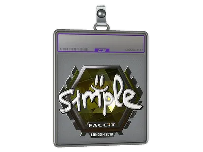 Sticker Slab | s1mple (Foil) | London 2018