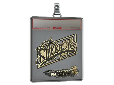 Sticker Slab | s1mple (Gold) | Antwerp 2022