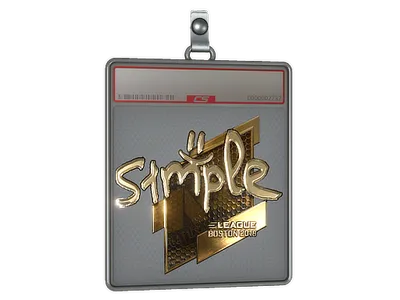 Sticker Slab | s1mple (Gold) | Boston 2018