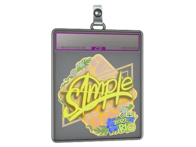 Sticker Slab | s1mple (Holo) | Rio 2022