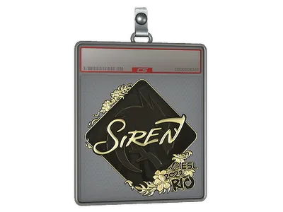 Sticker Slab | S1ren (Gold) | Rio 2022