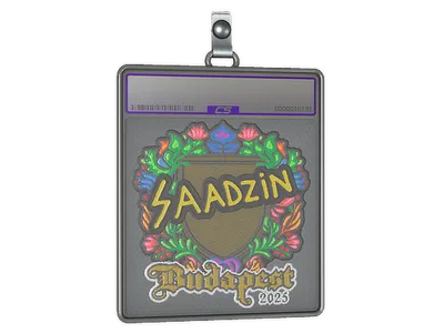 Sticker Slab | saadzin (Embroidered) | Budapest 2025
