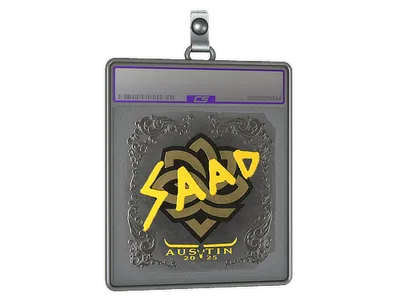 Sticker Slab | saadzin (Foil) | Austin 2025