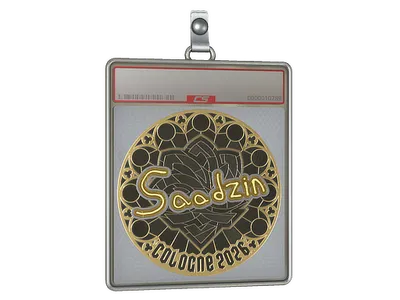 Sticker Slab | saadzin (Gold) | Cologne 2026