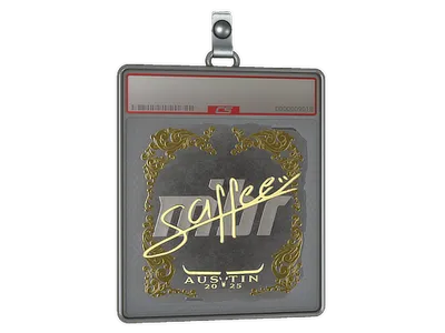 Sticker Slab | saffee (Gold) | Austin 2025