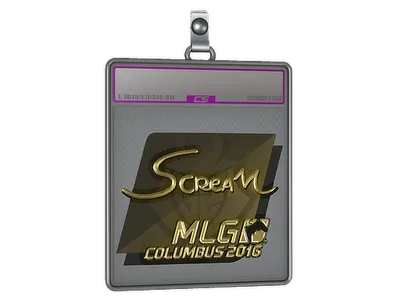 Sticker Slab | ScreaM (Gold) | MLG Columbus 2016