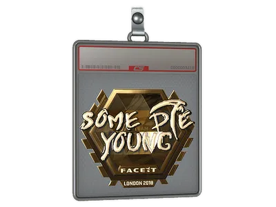 Sticker Slab | sdy (Gold) | London 2018