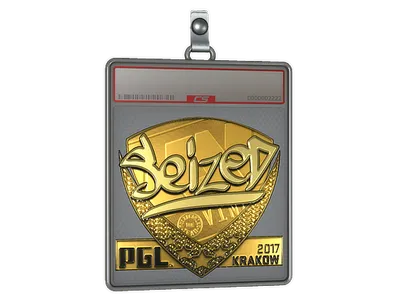 Sticker Slab | seized (Gold) | Krakow 2017