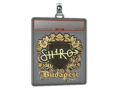 Sticker Slab | sh1ro (Gold) | Budapest 2025