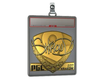 Sticker Slab | shroud (Gold) | Krakow 2017