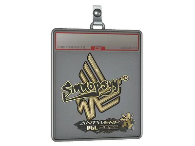 Sticker Slab | sinnopsyy (Gold) | Antwerp 2022