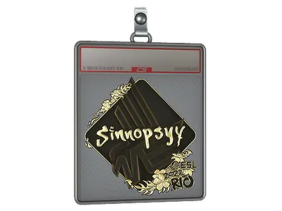 Sticker Slab | sinnopsyy (Gold) | Rio 2022