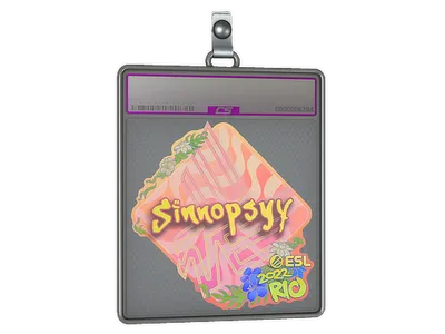 Sticker Slab | sinnopsyy (Holo) | Rio 2022