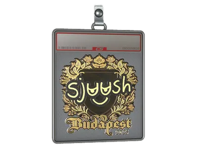 Sticker Slab | sjuush (Gold) | Budapest 2025