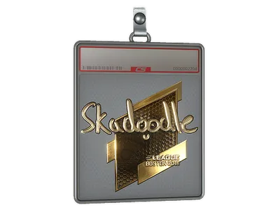 Sticker Slab | Skadoodle (Gold) | Boston 2018