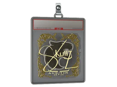 Sticker Slab | skullz (Gold) | Austin 2025