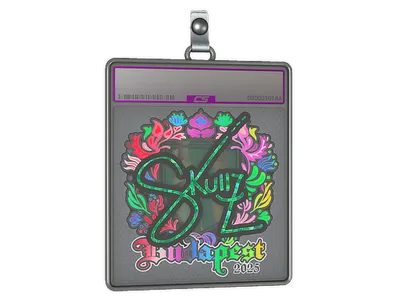 Sticker Slab | skullz (Holo) | Budapest 2025