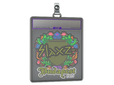 Sticker Slab | slaxz- (Embroidered) | Budapest 2025