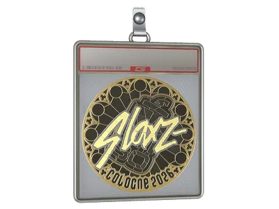 Sticker Slab | slaxz- (Gold) | Cologne 2026