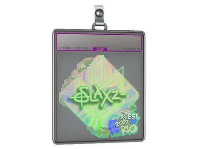 Sticker Slab | slaxz- (Holo) | Rio 2022