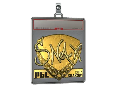 Sticker Slab | Snax (Gold) | Krakow 2017