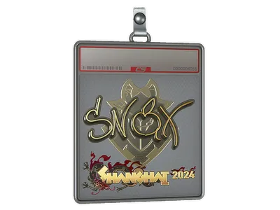 Sticker Slab | Snax (Gold) | Shanghai 2024