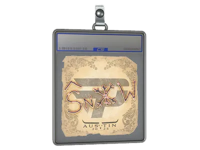 Sticker Slab | snow | Austin 2025