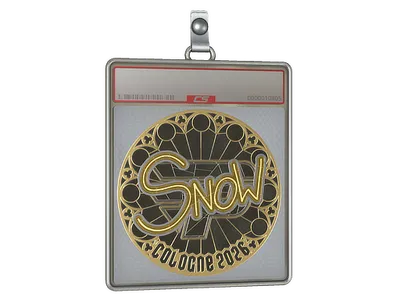 Sticker Slab | snow (Gold) | Cologne 2026