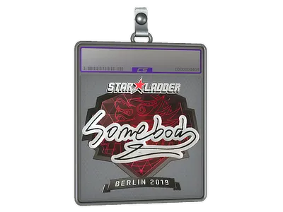 Sticker Slab | somebody (Foil) | Berlin 2019