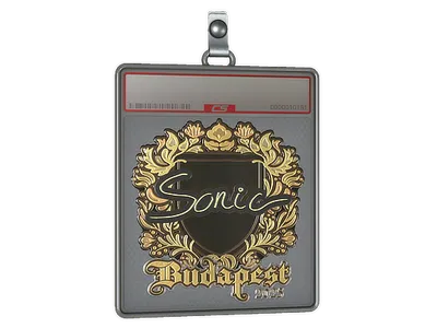 Sticker Slab | Sonic (Gold) | Budapest 2025