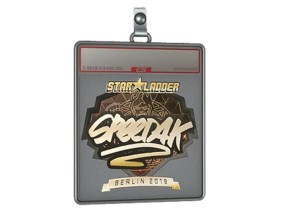 Sticker Slab | speed4k (Gold) | Berlin 2019