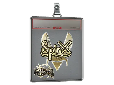 Sticker Slab | Spinx (Gold, Champion) | Paris 2023