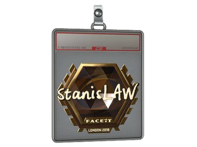 Sticker Slab | stanislaw (Gold) | London 2018