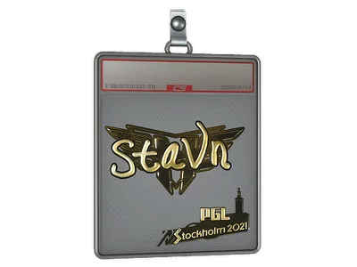 Sticker Slab | stavn (Gold) | Stockholm 2021