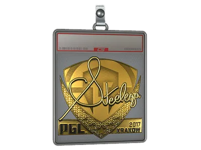 Sticker Slab | steel (Gold) | Krakow 2017