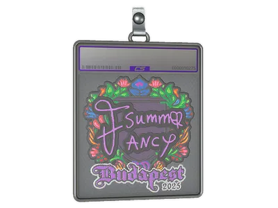 Sticker Slab | Summer (Embroidered) | Budapest 2025